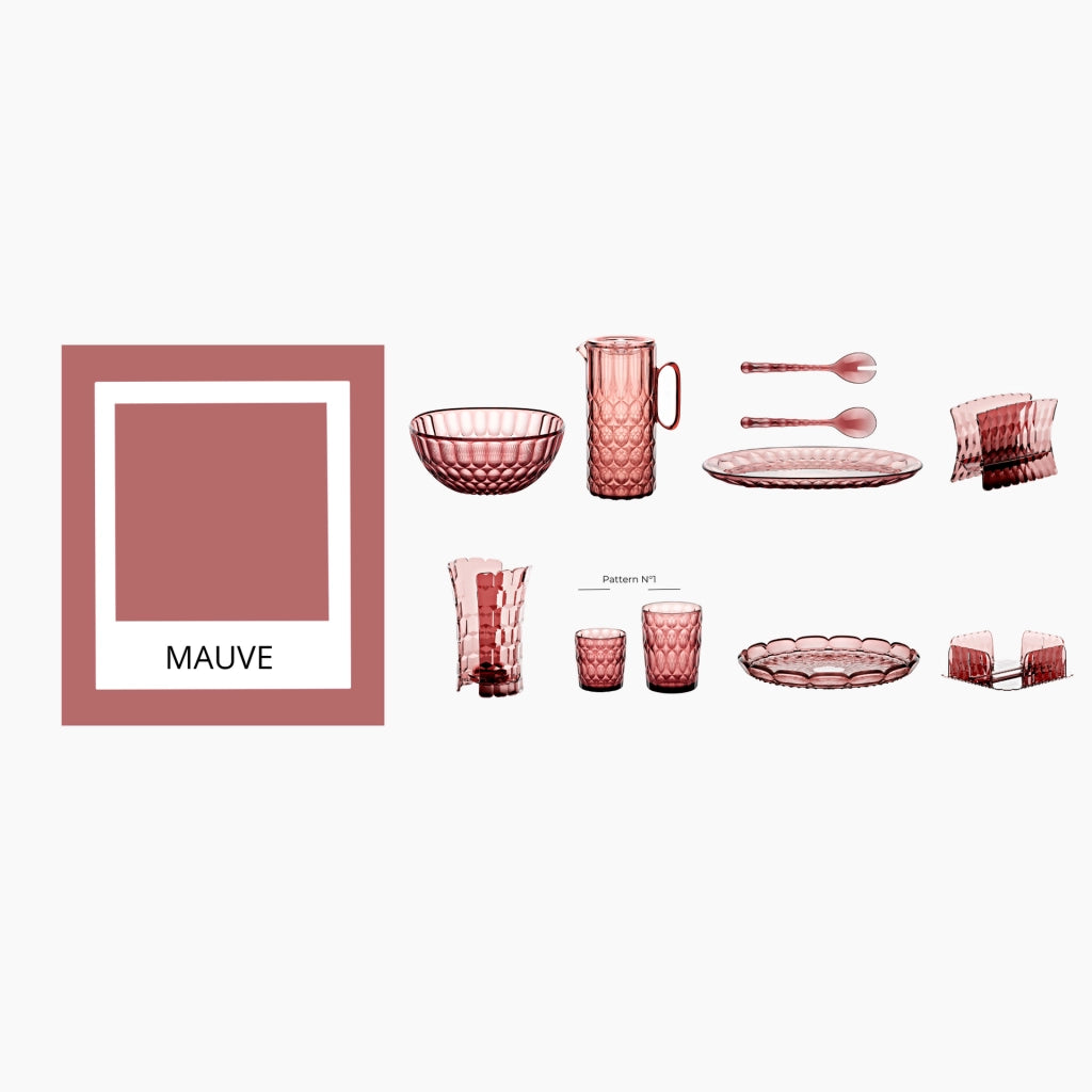 Caraffa Vanity con coperchio colore malva 1750 cc