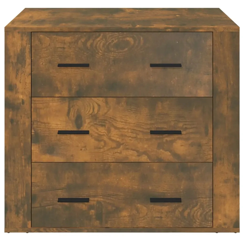 Credenza-Buffet-Armadio da cucina Rovere Fumo 80x33x70 cm in Legno Multistrato