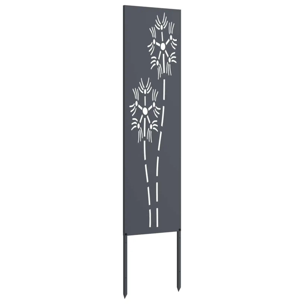 Schermo per privacy in giardino Traforo Antracite 32 x 140 cm 876212