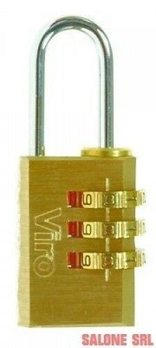 LUCCHETTO OTTONE CORBIN A COMBINAZIONE MM.30