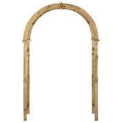 Arco a Traliccio in Legno di Pino Impregnato Verde 43256