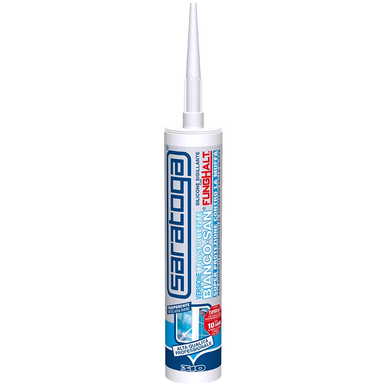 Saratoga SILICONE BIANCOSAN TRASPARENTE 310ML ANTIMUFFA