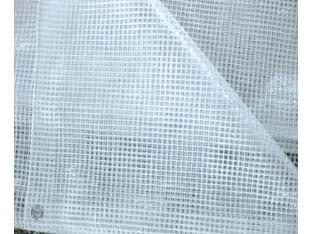TELO TENDA PE RETINATO TRASPARENTE CON OCCHIOLI  cm.800x600    TREX