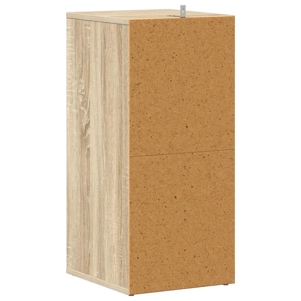 Scarpiera-Scaffale per scarpe Rovere Sonoma 31,5x35x70 cm in Truciolato