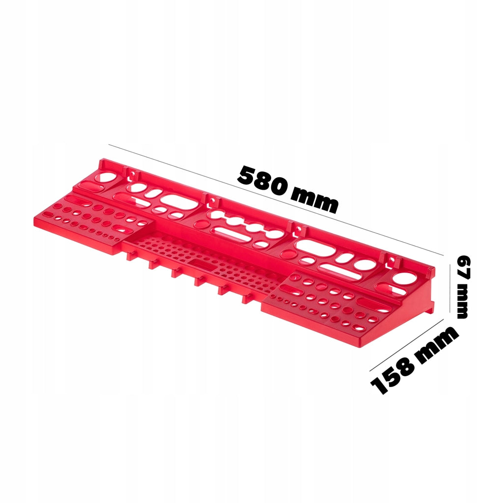 Pannello portautensili KADAX 232x78cm per officina, garage e garage, 122El