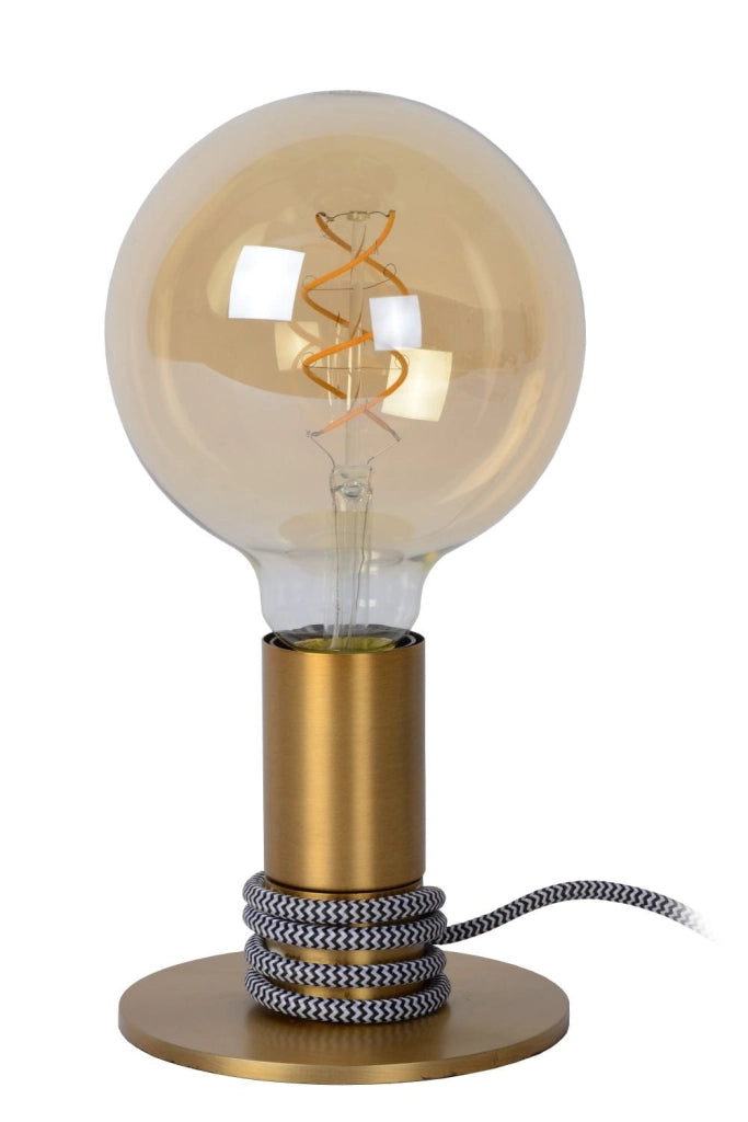 Lampada da tavolo Lucide Marit ottone E27 40W 45576/01/02
