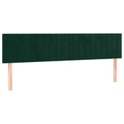 Testiera | Testata Verde Scuro 180x5x78/88 cm in Velluto