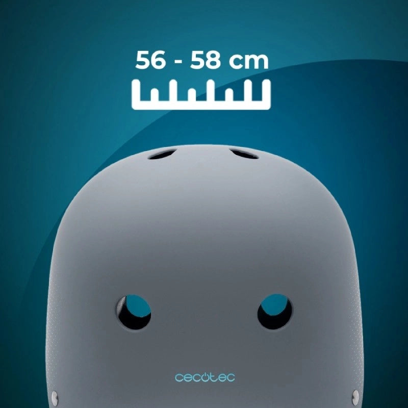 CECOTEC 07342 - Casco BrainGuard Urban Black S-M