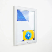 Bacheca per Esterno Certificata IP56 con serratura Grigio RAL 7016 - 21 x A4