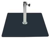 Base per Ombrellone da Giardino 30 Kg per Tubi Ø38mm in Metallo Grafite
