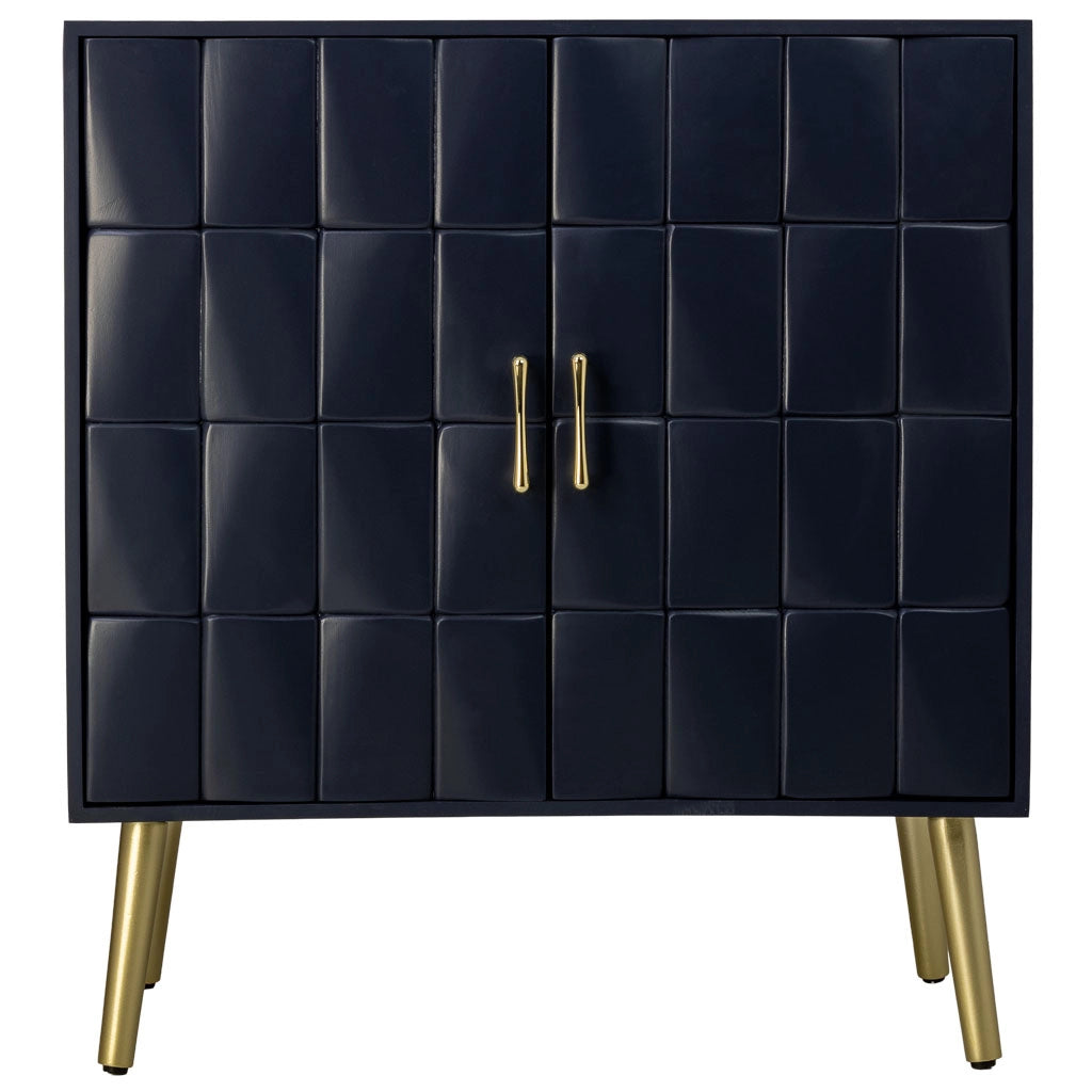 Mobile ingresso in legno nero 76x38x83h cm