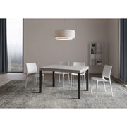 Tavolo allungabile 120/380x90 cm Everyday Premium telaio Antracite - Cashmere