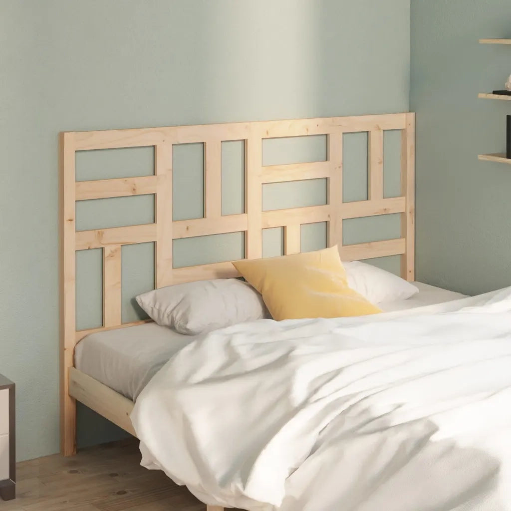 Testiera | Testata per Letto 146x4x104 cm in Legno Massello di Pino
