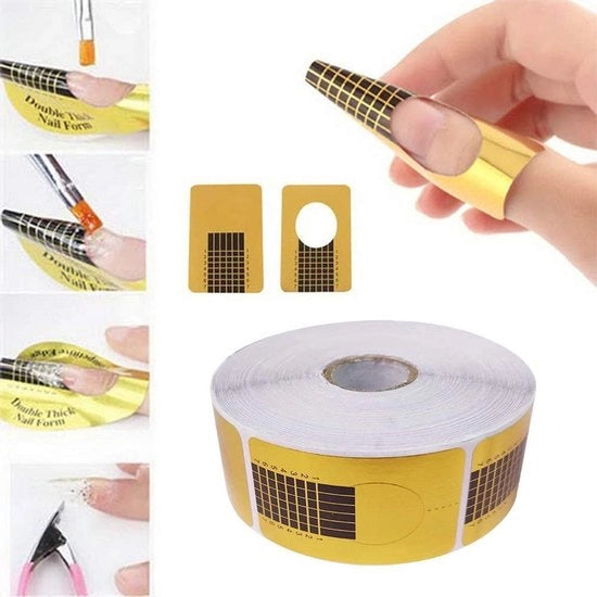 Sabbia per modellare 500 pezzi - Autoadesivo - Foliatura per unghie - Modellazione unghie in gel - Stickers per unghie - Istruzioni precise