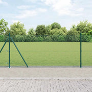 Palo della recinzione Verde 25 x 1 m (rete 12 x 12 mm) Acciaio