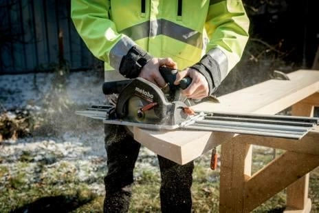 Metabo 611857850 KS 18 LTX 57 BL Sega circolare a batteria Motore brushless 18 V 165 mm 57 mm Profondita' di taglio colore Nero