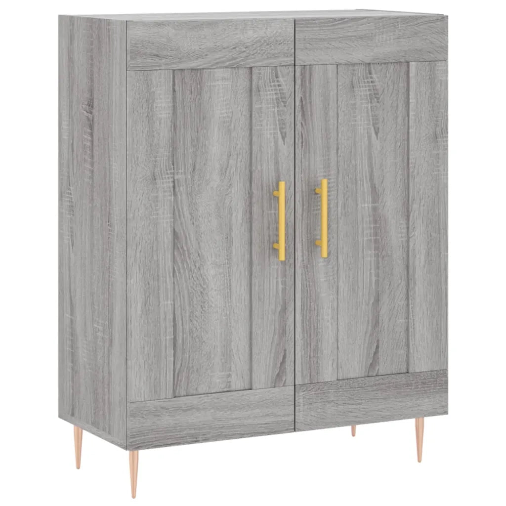 Credenza | Madia | Buffet da pranzo | Armadio da pranzo Grigio Sonoma 69,5x34x180 cm in Legno Multistrato