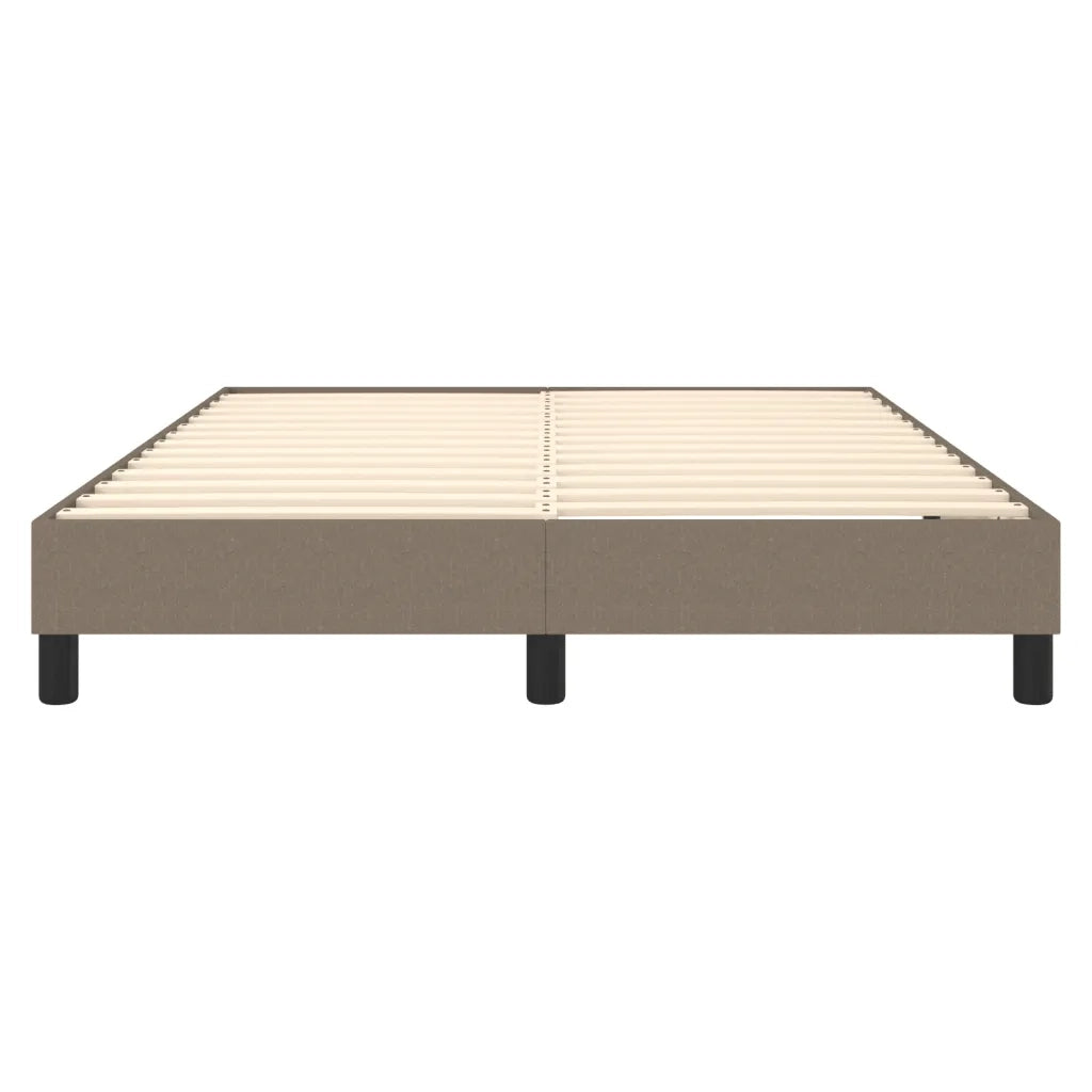 Struttura Letto a Rete a Molle Tortora 140x200 cm in Tessuto 3120520