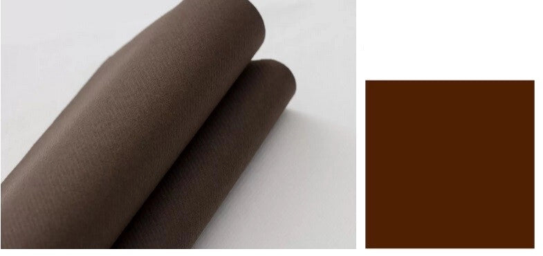 Set 50 Pezzi Tovaglioli da Tavola Carta Simil Tessuto 55 gr Cacao 40 x 40 cm