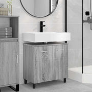 Mobiletto da bagno Sonoma grigio 60 x 35 x 60 cm 889411
