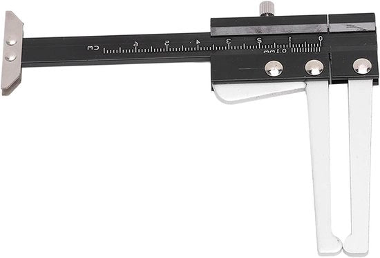 Micrometro per freni a disco - misurazione metrica con scala mobile per profondità 0-60 mm - precisione 0,01 mm - portatile manuale