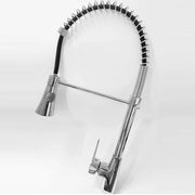 Trade Shop - Miscelatore Lavello Nero  52921 Argento Cromato Monocomando Rubinetteria -