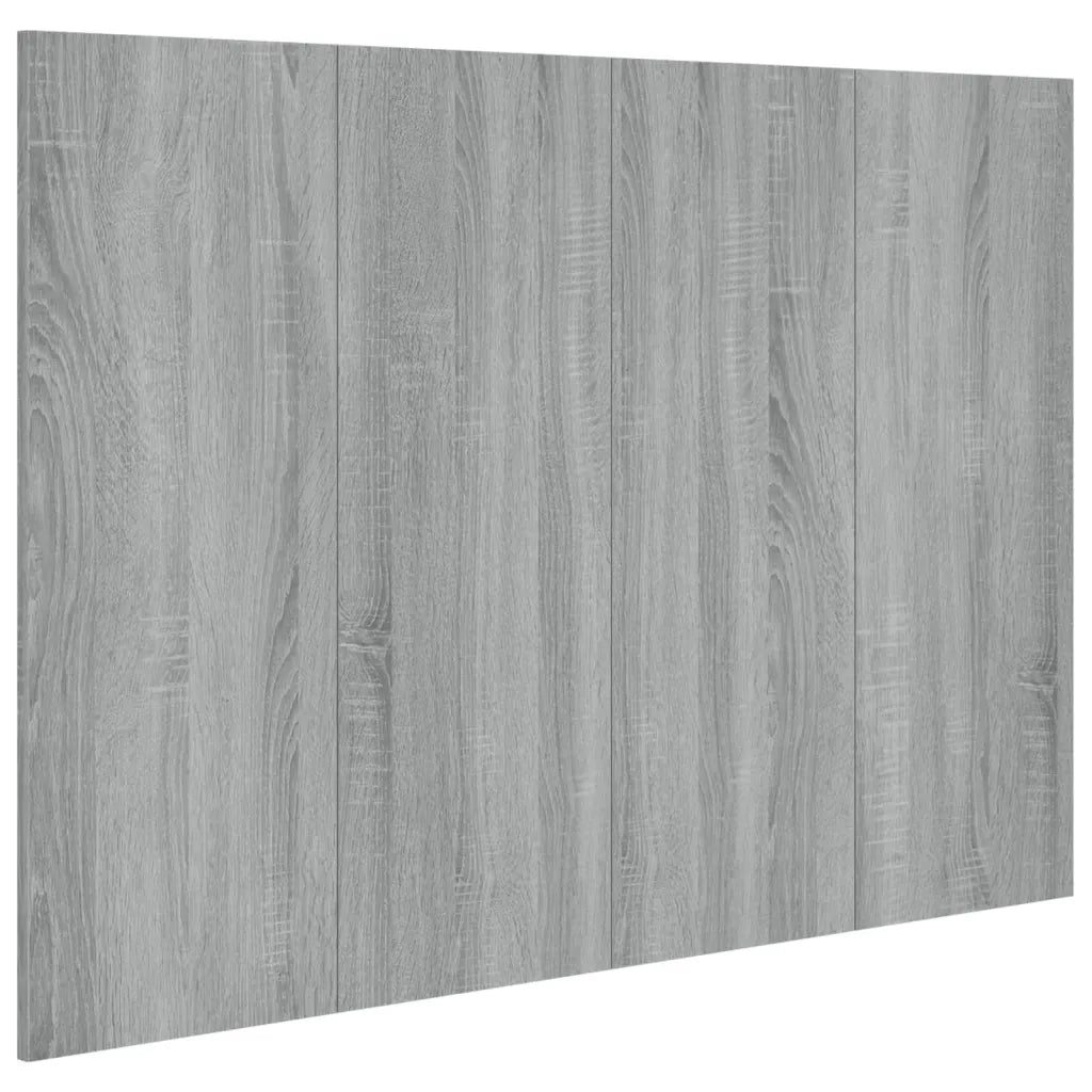 Testiera Letto Grigio Sonoma 120x1,5x80 cm Legno Ingegnerizzato 816971
