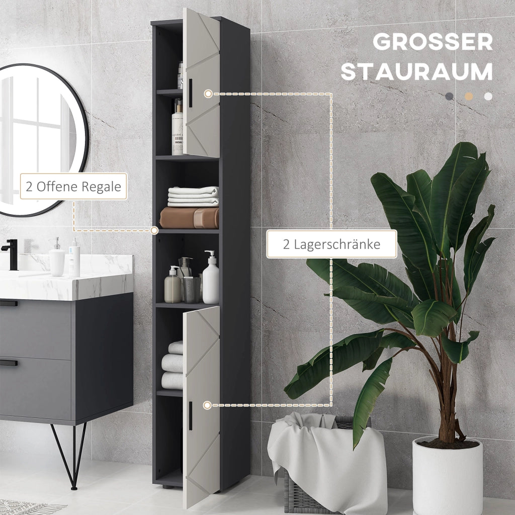 Armadietto Bagno ¨C Minimal ¨C Grigio Chiaro