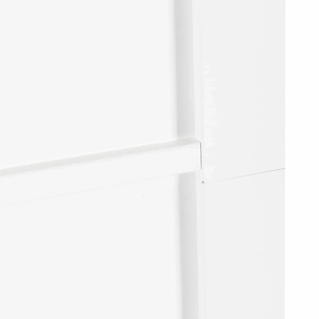 Porta scorrevole Bianco e Nero 83 x 232 cm 3445455