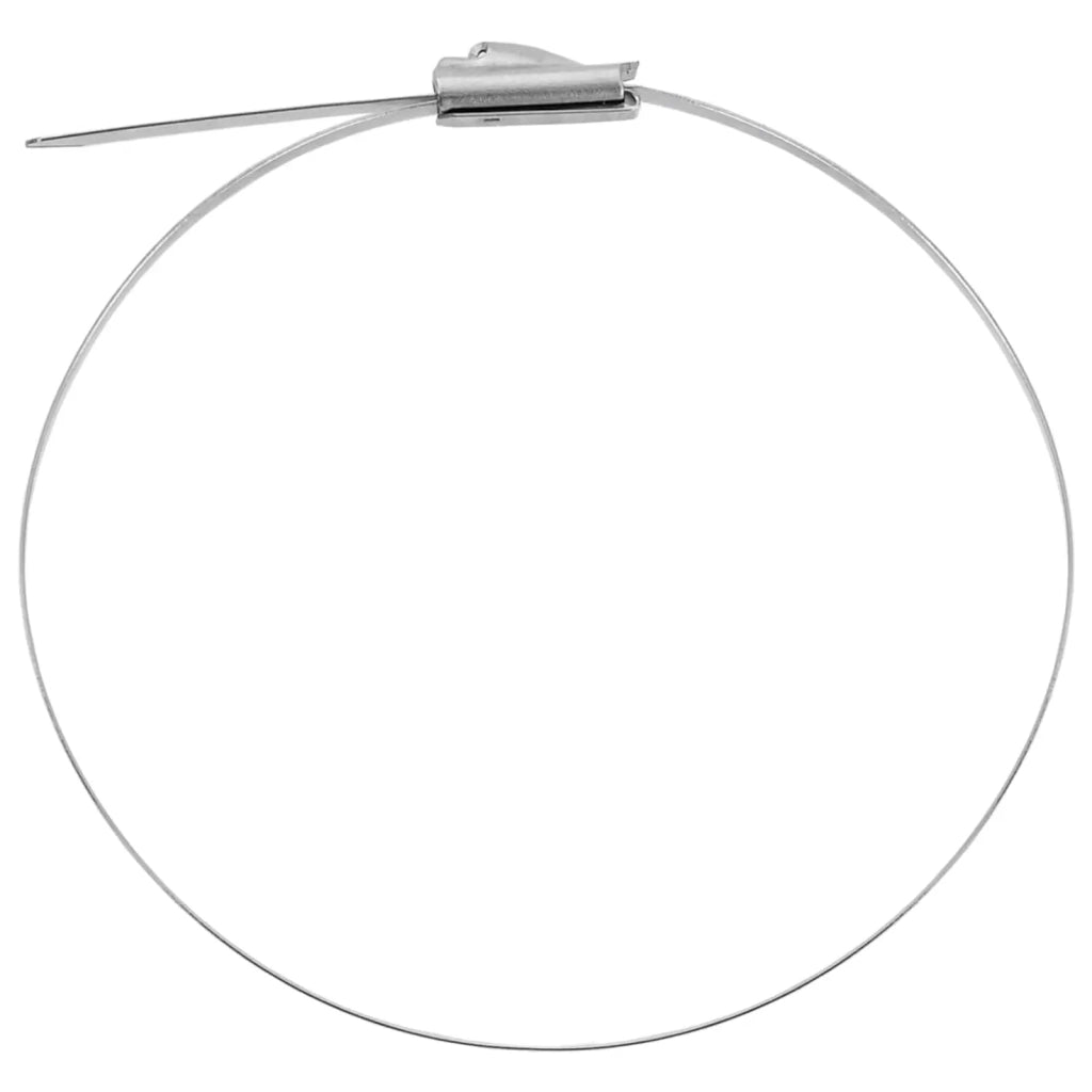 Fascetta per Cavi 50 pz 4,6 x 350 mm Argento 42029298