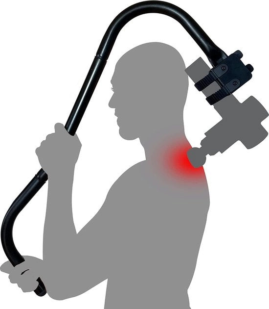 Supporto per Pistola di Massaggio Adatto a Luoghi Difficilmente Accessibili Nero