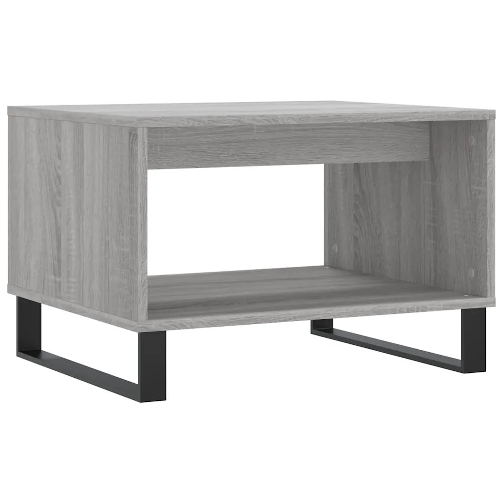 Tavolino da Salotto-Tavolino da soggiorno-Tavolo Grigio Sonoma 60x50x40 cm Legno Multistrato 266137