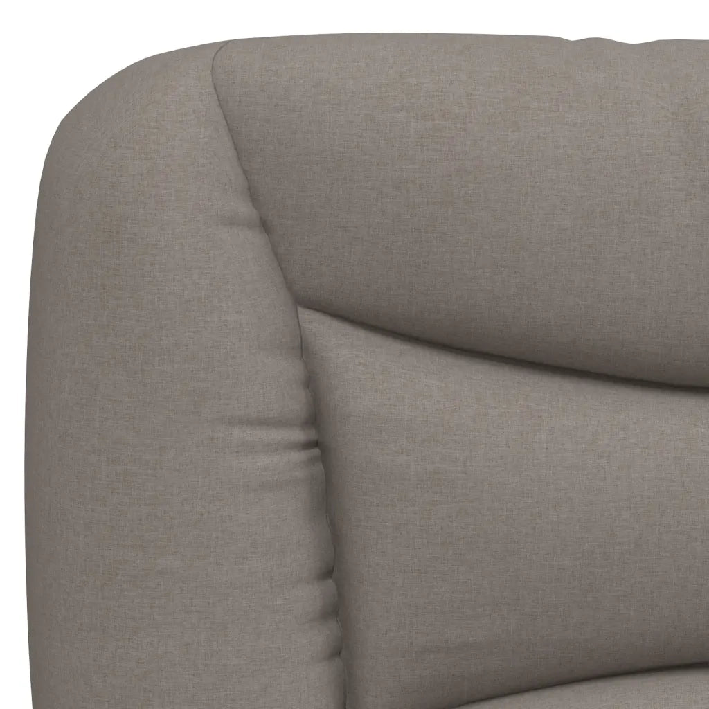 Letto con Materasso Hvar Tortora 160x200 cm in Tessuto