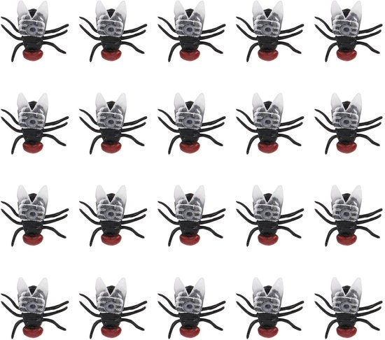 Set di Volo di Insetti da Gioco da 20 - Insetti da Gioco Simulati - Leggero - Giocattoli Interattivi - Aspetto Realistico - Plastica di Alta Qualità - Insetti da Gioco da Volo