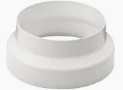 RIDUZIONE SMALTATA 'CLASSIC' Ø 100-80 mm - Col. bianco - SAVE