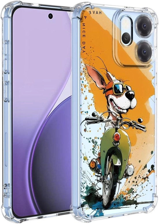 Hoesje per Oppo Reno14 con Design Elegant e Siliconen Materiale Transparante e Schoc-Resistente.