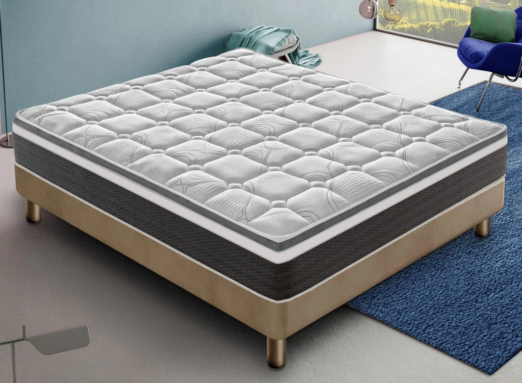 Materasso Matrimoniale 160x190 in Memory Foam - Altezza 30 cm - Ortopedico - Rigidità H4 – Modello Anna