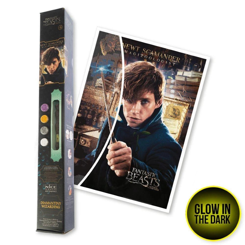 diamantiny wizarding art big newt scamander