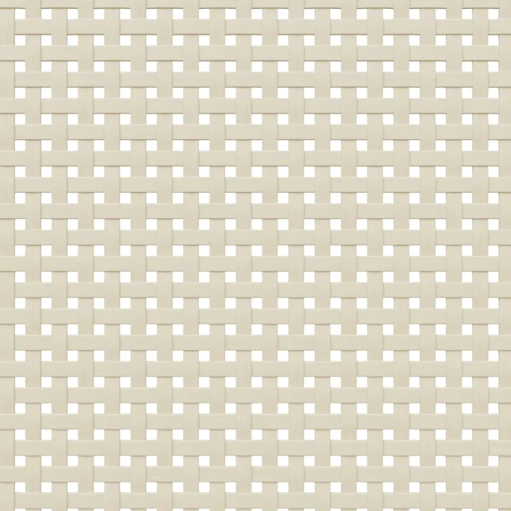Credenza-Buffet-Armadio da cucina SENJA Aspetto Rattan Bianco 90x40x112cm Massello Pino 126349