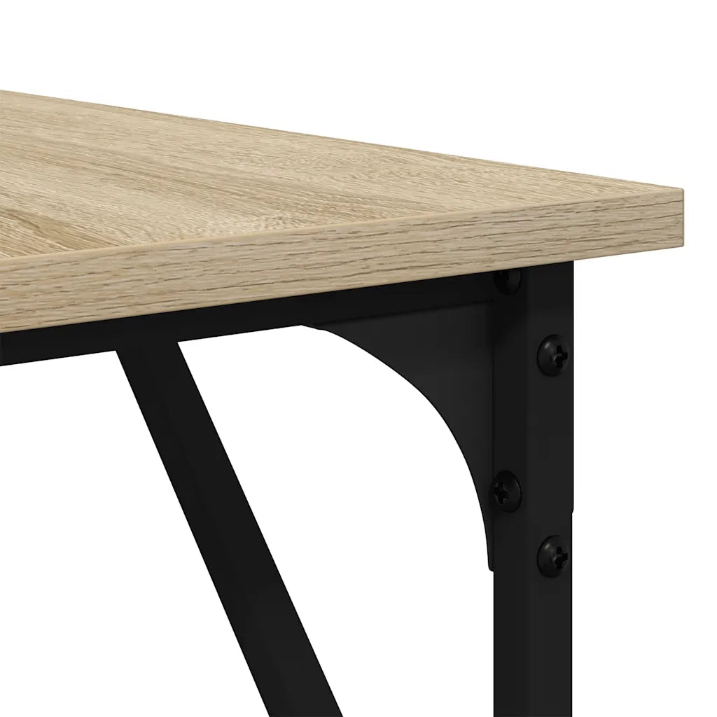 Scrivania | Tavolo da Ufficio Rovere Sonoma 149x149x75 cm in Legno Multistrato