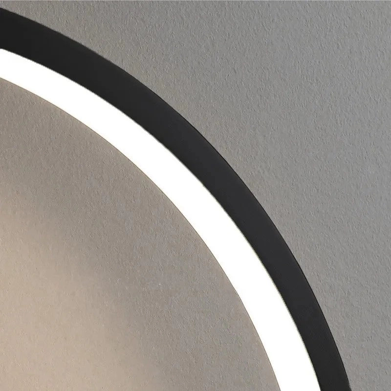 Lampada Da Parete Led App1386-cw Black 40cm