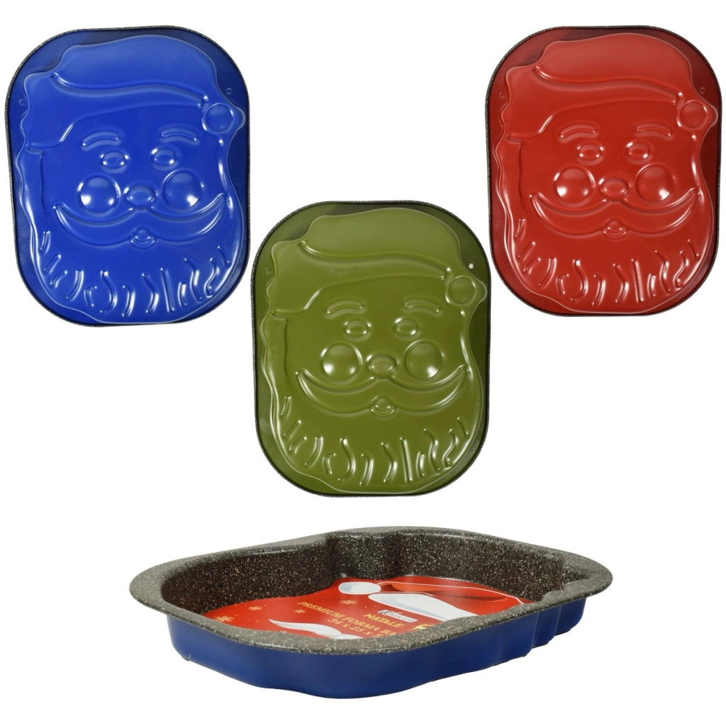 MA MAISON TEGLIA PREMIUM CON FORMA BABBO NATALE 34X25X5 CM IN COLORE ASSORTITO