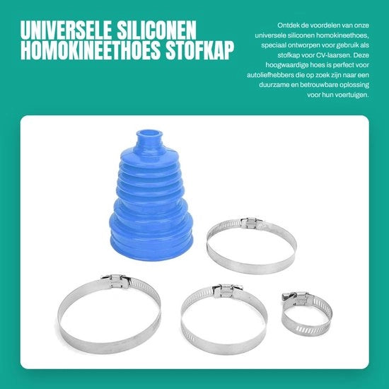 Sistema di protezione universale in silicone - Calzatura CV - Kit di fissaggio - 4 Viti - Gomma di alta qualità