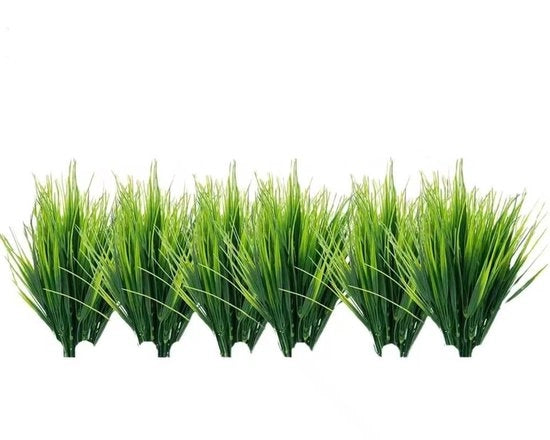 Foglie artificiali 12 pezzi - Piantine decorative - Per giardino/balcone - Senza manutenzione - Materiale plastico 40 cm - Piantine artificiali
