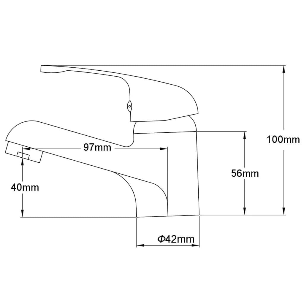 Set di due rubinetti bidet cromati per bagno 02_0003529