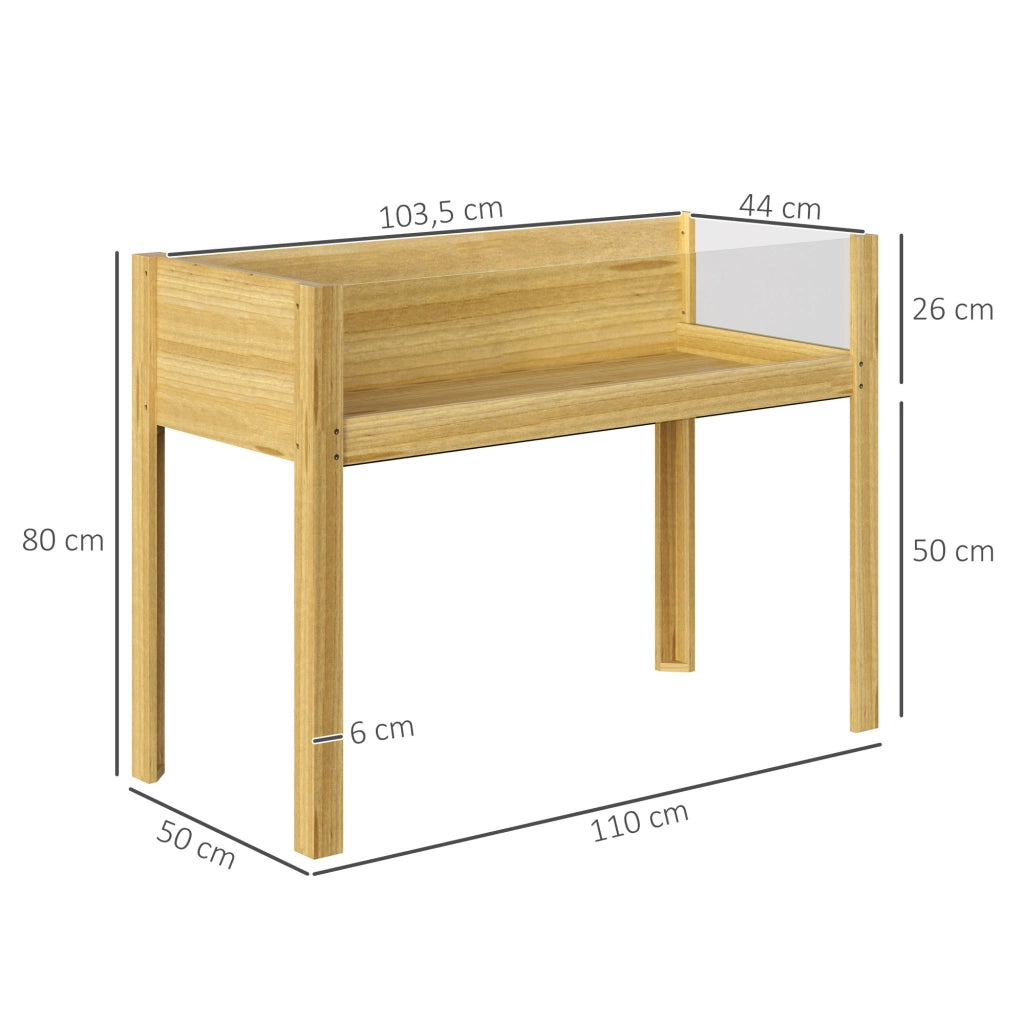 Hochbeet in Legno ¨C Minimal ¨C 110x50x80 cm