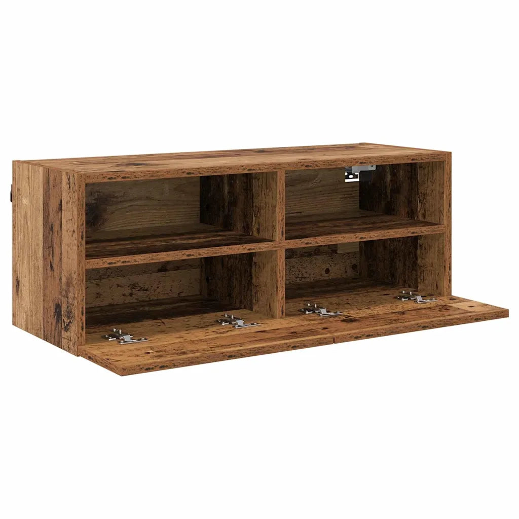 Mobile TV da parete-Mobile TV a Muro-Credenza TV Legno vecchio 80 x 30 x 30 cm