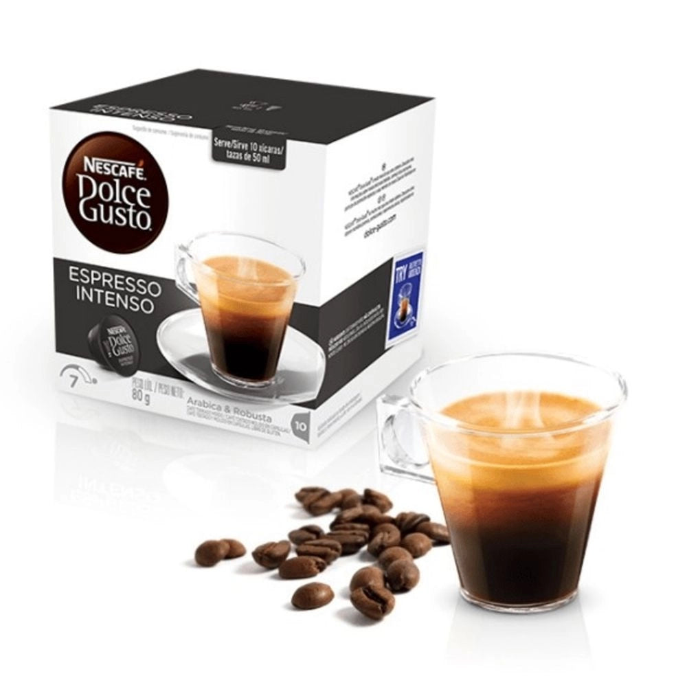 Nescafe' dolce gusto espresso intenso caffe' in capsule multipack 3 confezioni da 16 capsule ciascuna