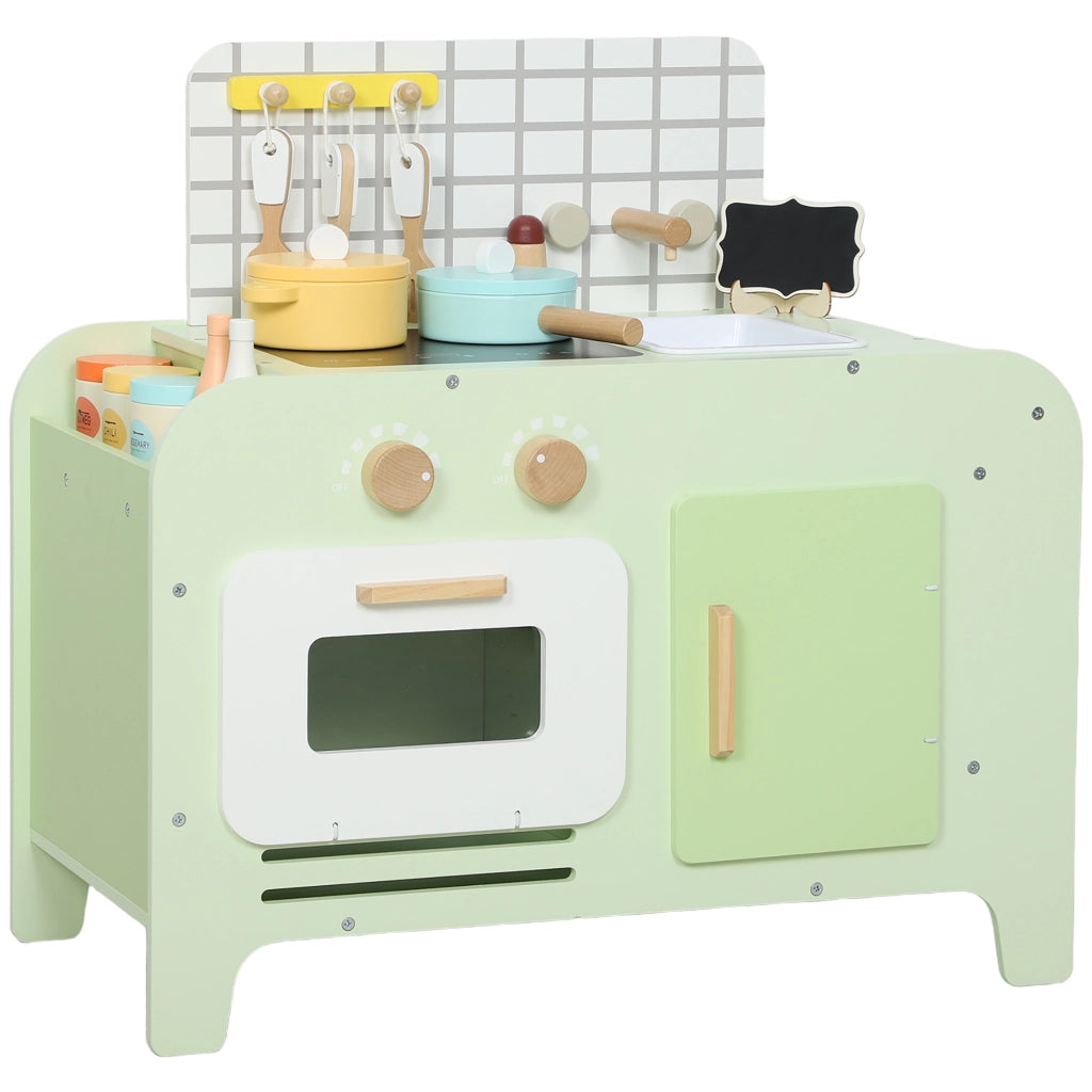 Cucina Giocattolo per Bambini ¨C Minimal ¨C MDF, Verde, 40 cm