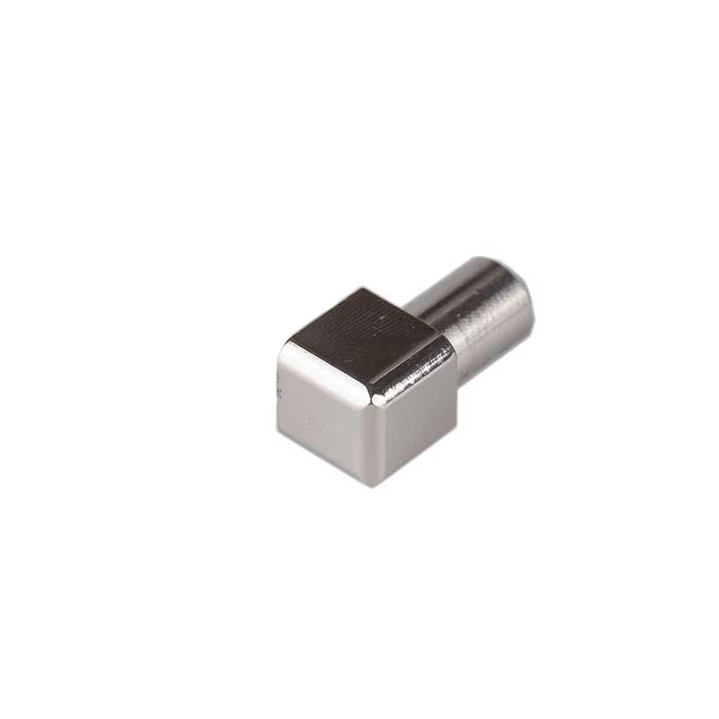 Capsula in acciaio quadrata : Modello - 12 MM SATINATO